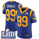 Youth Nike Rams 99 Aaron Donald Royal 2019 Super Bowl LIII Vapor Untouchable Limited Jersey,baseball caps,new era cap wholesale,wholesale hats